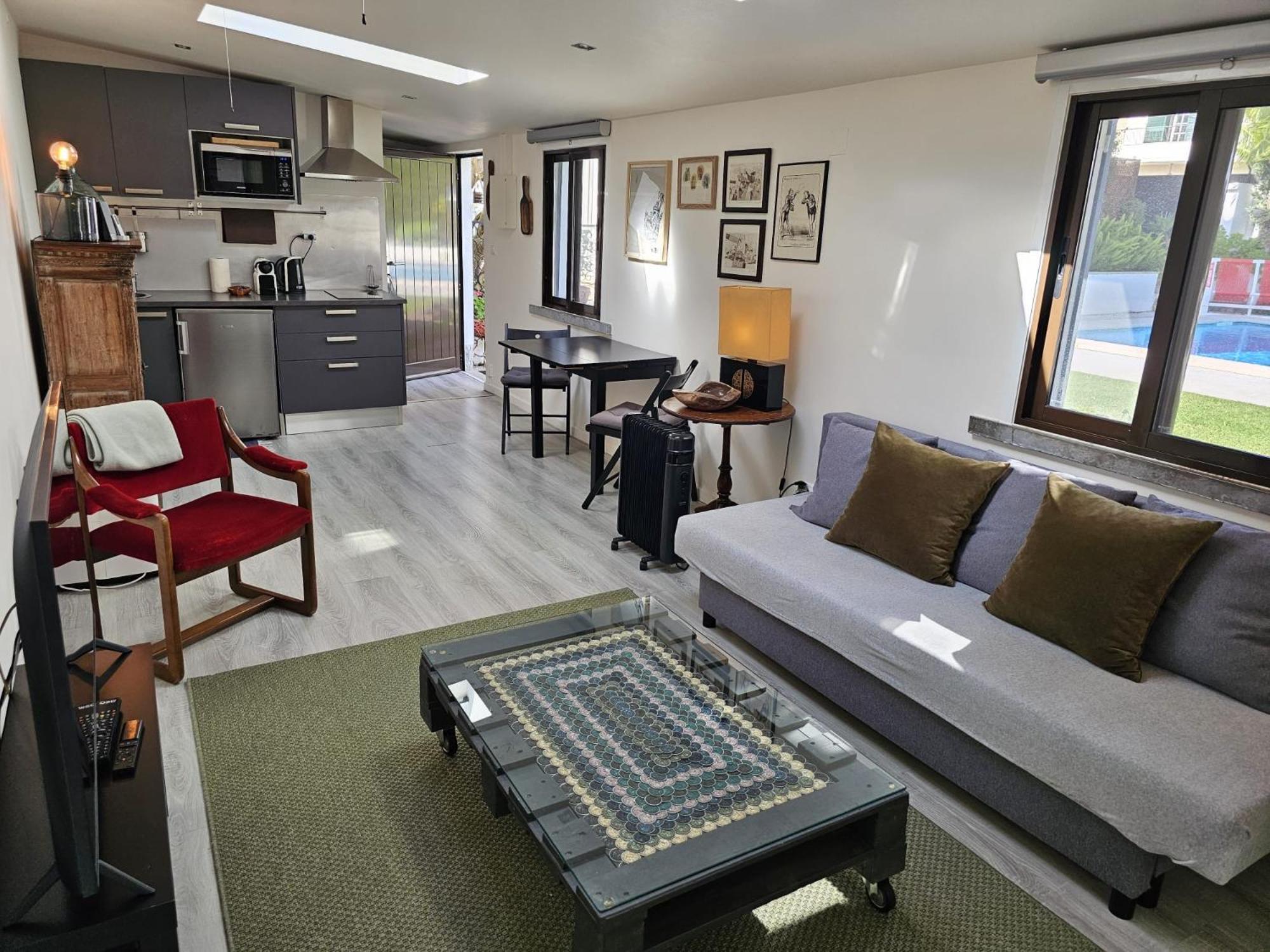 Charming Cozy Studio With Garden & Pool Cascais Bagian luar foto