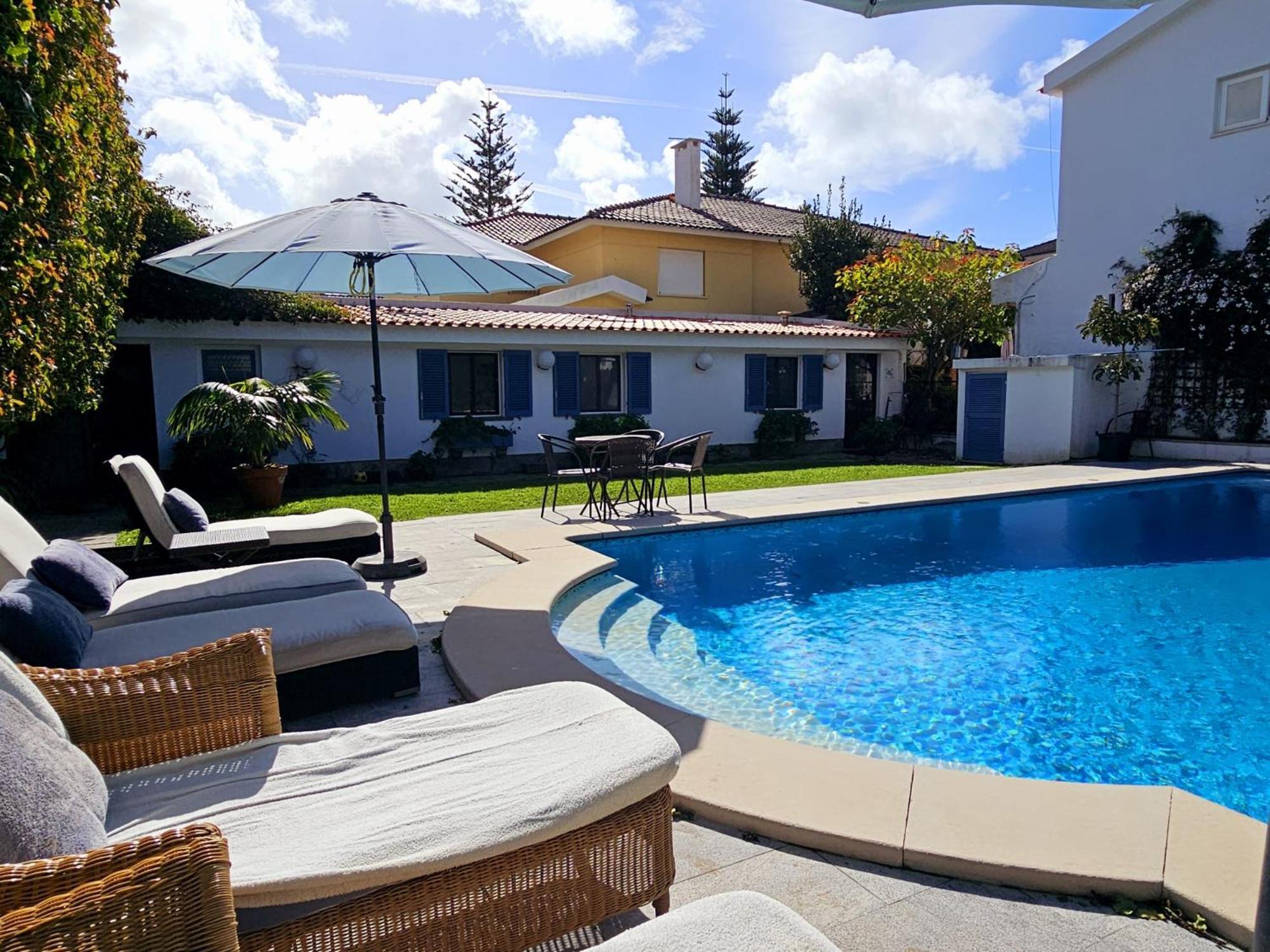 Charming Cozy Studio With Garden & Pool Cascais Bagian luar foto